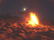 Fire Ethan sand