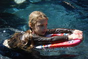 Rox in pool