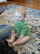 3 06 Otto sits with Hannah