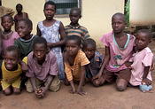 Ewe kids smile for camera