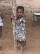Ewe village little girl
