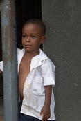 J williams school boy looks at festivities