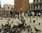 kris and pigeon friends