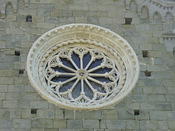 Famous Rose Window in Cinque Terre