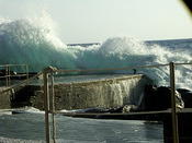 The sea was rough