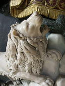 Lion at the feet