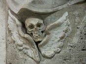 more creepy winged skulls