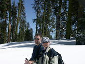 Badger Pass Andrea and Dan