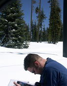 Badger Pass Dan find the trail