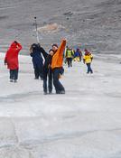 Glacier walking dan and grace