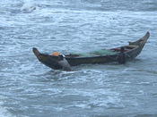 coming through the surf