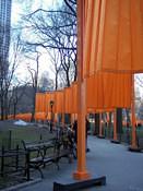 sidewalk entry into park